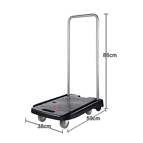 Carretilla plegable multifunción para equipaje y compras miniatura 2