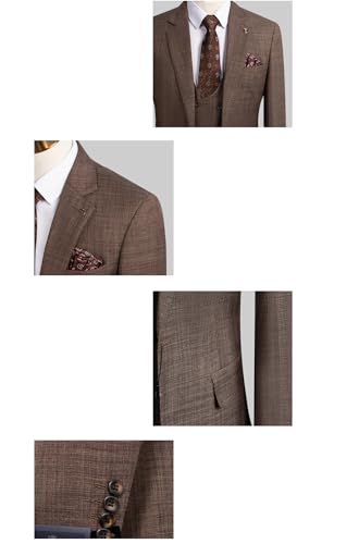 Fashion Dress Blazer Jacket Vest Pants 3 Piece Set Solid Color Mens Suit Casual Business Wedding Tuxedos steampunk buy now online Fashion Dress Blazer Jacket Vest Pants 3 Piece Set Solid Color Mens Suit Casual Business Wedding Tuxedos steampunk buy now online