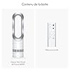 Dyson Hot+Cool Jet Focus Chauffage et ventilateur AM09 – 2-en-1 : chauffe et refroidit avec flux d’air puissant (Blanc/Argent)