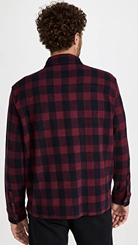 Vince Men's Buffalo Check Button Down Shirt3