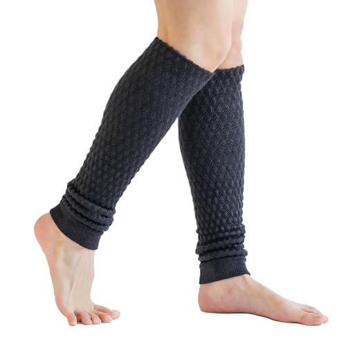 温むすび 健康足首ウォーマー ロング (ブラック/フリーサイズ) 男女兼用 レッグウォーマー/足首ウォーマー (シルク/ウール) 靴下 ソックス (冷え対策/冷房対策/寒さ対策) 山忠 243113のサムネイル