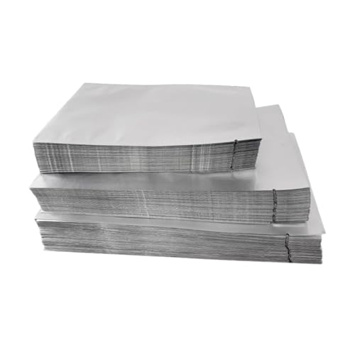 WEKADRIN 100 piezas Aluminio para Envasado de Alimentos Impermeables Resistentes y Herméticas para Almacenamiento Prolongado de Comida