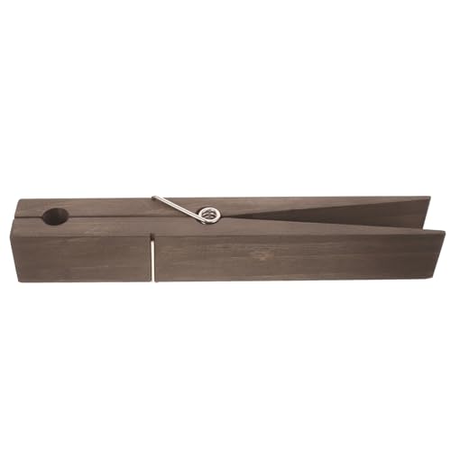 Alipis Toallero De Baño Perchero Resistente Alfiler Patas Junta Toalleros Gancho Portátil Enorme Soporte para Toallas De Papel Colgante Bastidores Servilleta Manos Cromo Coffee De Madera