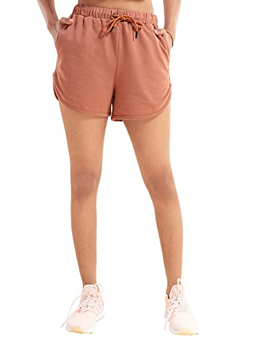Image of NYKD Solid Cotton Shorts for Women with Pocket | Casual, Sports, Night Wear - NYK039