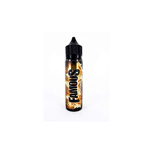 E-liquide Famous 50ml - Eliquid France - Sans tabac ni nicotine - Vente interdite au moins de 18 ans - Produit vendu à l'unité- Genre : 0 mg