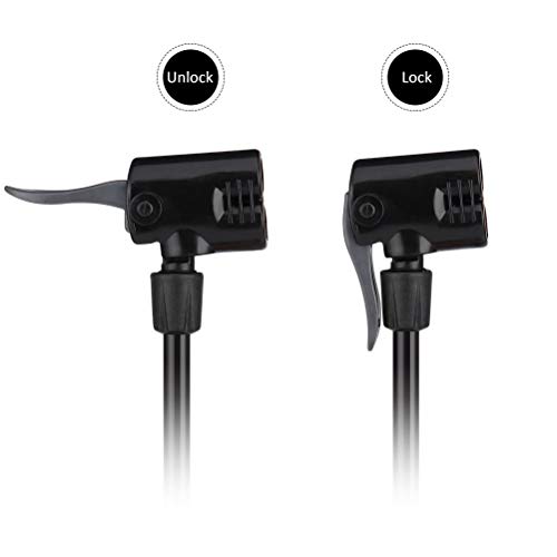 Agltp Bike Pump, Mini Bike Floor Pump Compact Mini Portable Bicycle Foot Pump Compatible With Presta And Schrader Valve Portable Bicycle Pump,Aluminum Alloy Floor Bicycle Pump, Bike Tire Pump #TOP2