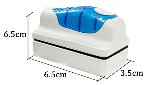 Magnetna krtača za akvarij, čistilo za akvarij, strgalo za steklene alge, magnetna krtača, orodje za akvarijske ribe, plavajoča krtača_voghion.com