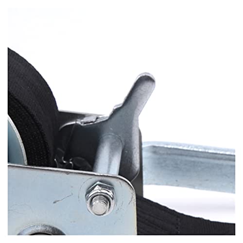 Enzmax Electric Hoist 800Lbs 6M Boat Truck Auto Portable Manual Winch Webbing Sling, Hand Tool Lifting Sling For Garage, Warehouses, Factories Lifting #TOP5