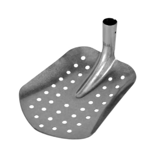 Colcolo Métal tamisage bêche de vidange robuste en acier à haute teneur en carbone des égouts outil de nettoyage bêche à boue pour le drainage des égouts, Pointu, 29.5x22.3x11.5cm