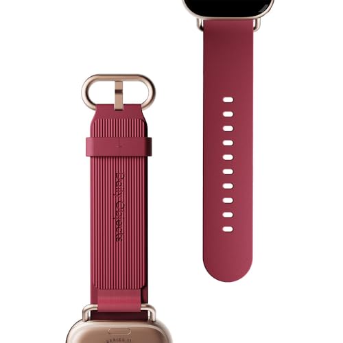 Image of DailyObjects Ellipse Leather Watch Strap Compatible with Apple Watch Series 11 /10 (42mm) | Series 9 /8 /7 41mm, SE3 /SE2 /SE /6 /5 /4 (40mm) | Series 3 38mm -Watch Not Included