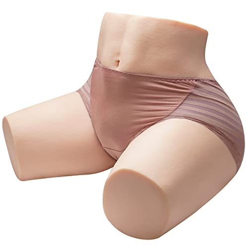 Image of TANTALY 54 LB Male Masturbator Sex Doll Realistic Torso Silicone Female BBW Butt Pocket Pussy Ass with Tight Vagina Anal Stroker Life Size Adult Love Dolls Sex Toys for Men Orgasm Pleasure Eva(Fair)