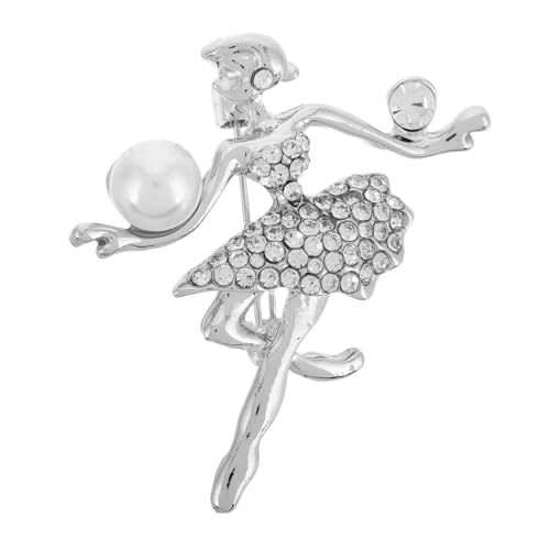 Broche ballerine strass anti-chute pour customiser vos costumes de danse facilement