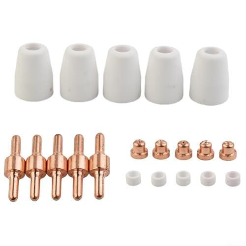 URPIZY 20-teiliges Verbrauchsmaterial-Set Für Plasma-Schneider CUT40/50 Und PT-31-Schweißbrenner: Eâ€¦ – Miniatur