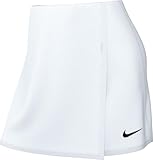 Nike, Womens, Dri-FIT Straight Tennis Skirt, White/Black, Small