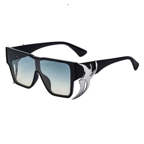 Lunettes de soleil une pièce anti éblouissement à monture surdimensionnée
