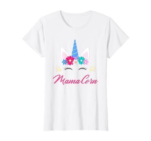 Funny Costume Unicorn Mom Mother's Day Mamacorn Camiseta