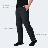Hanes Men's Sport X-Temp Performance Training Pant with Pockets, Black, M — image 3