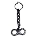Amosfun Manette da Polso in Plastica Manette Maglie Catena di Prigionieri Manette Fibbia Costume di Halloween Cosplay Trucco per Feste Giocattoli per La Casa Stregata