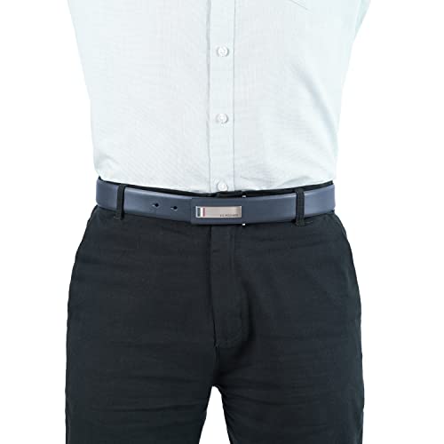 U.S. POLO ASSN. Pisa Leather Belt for Men Blue NAVY - Image 3