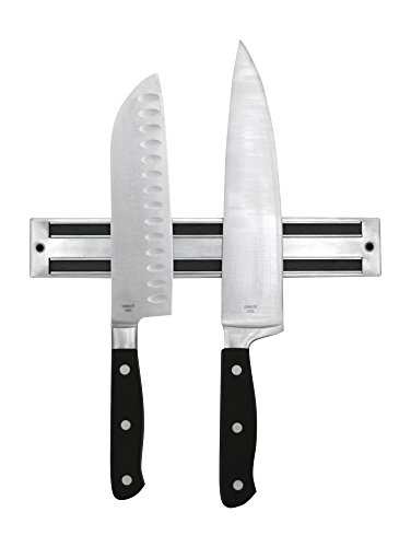 totalElement 10 Inch Magnetic Knife Bar, Professional Grade Magnetic Knife Holder, Stainless Steel