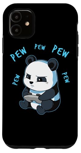 Netter Gaming Panda Pew �Q�[���\�t�g�E�F�A �R���s���[�^�v���[���[ �X�}�z�P�[�X iPhone 11 �p