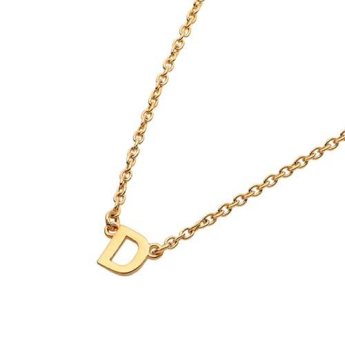 OAK & LUNA - Inez Multi Initial Necklace with Diamond or Gemstone Options - Personalized Letter Necklace - Gift for Mother's Day, Anniversary