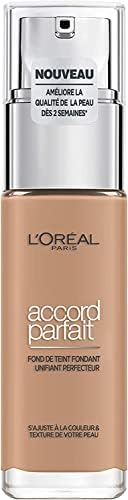 L'Oreal Paris True Match Liquid Foundation, Skincare Infused with Hyaluronic Acid, SPF 17, Available in 40 Shades, 5N Neutral Undertone, 30 ml