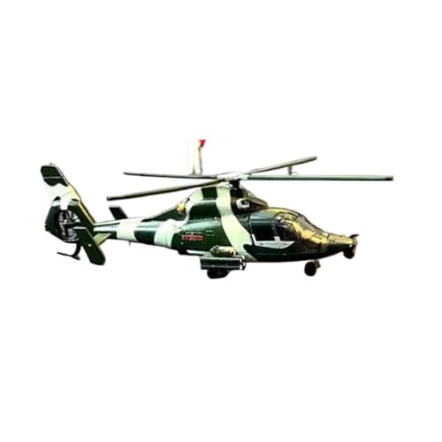 HYTTER Desk Decoration 1:100 for China Straight Nine Helicopter Gunship Model Finished 12cm Men Collection and Boys