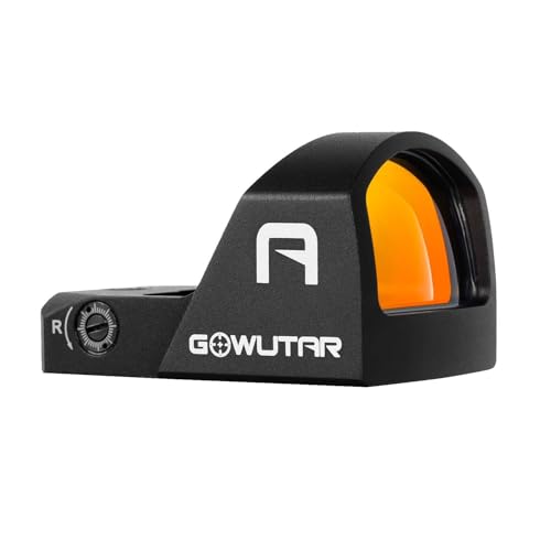 GOWUTAR A20 Shake Awake Red Dot Sight for RMR Pistol Cut 2 MOA 1x24mm Reflex Sight 7075 Aluminum Pistol Optic with Picatinny Rail Mount