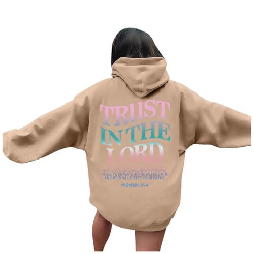 Sweat à capuche femme décontracté doux imprimé humoristique manches longues