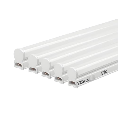 LED�X�������C�g�o�[ 5�{�Z�b�g 120cm ����̌^ �X�C�b�`�t�� T5 �����F �A���\ �Ɩ���� �䏊�Ɩ� �u���� �x�[�X���C�g T5SW-120-D-5set