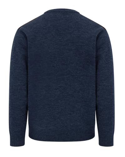 Melrose II Crew Pullover - Storm Blue Marl Large2