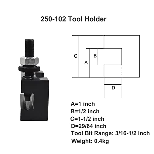 Portaherramientas rápido para torno 2 unidades miniatura 2