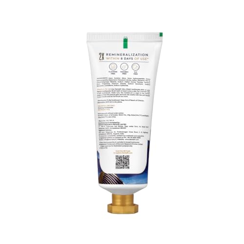 Image of Dente91 Ultra Shield Toothpaste | Nano Hydroxyapatite Toothpaste | Anti Cavity with 2X Remineralization | Sensitive Teeth Care | Pack of 1, 70g