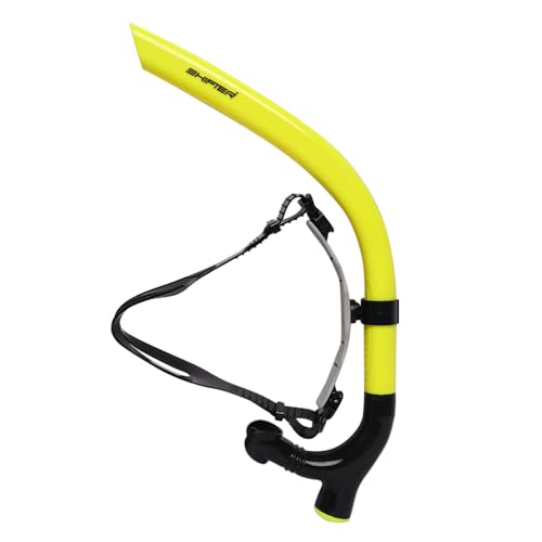 Image of Shifter Swimming Snorkel Tube-One Size Fits All Snorkeling Kit for Adults,Ideal Professional Snorkeling Gear,Pure Silicone Strap and Comfortable Mouth Piece (Yellow)