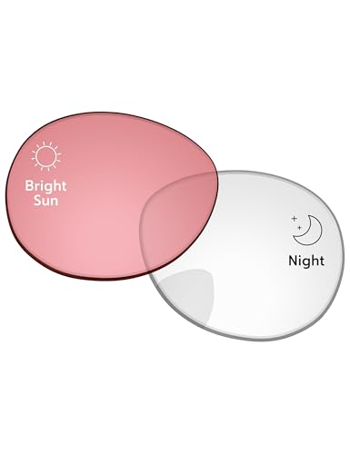 Image of Replacement Lenses for Ray-Ban Meta Headliner RW4009 & RW4013 50mm AI Glasses - Photochromic, Anti Blue Light Lens