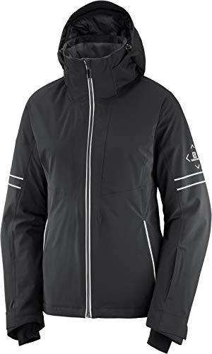 SALOMON The Brilliant Jacket W Jacke, Damen S schwarz/weiß