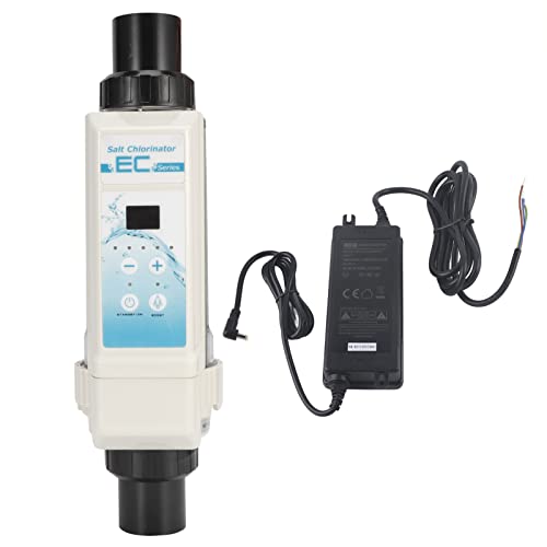 Chlorinateur au Sel EC20, Système de Piscine d'eau Salée 20 G/H pour Piscines Creusées,...