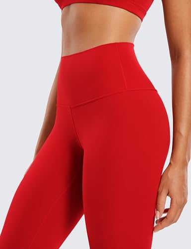 CRZ YOGA High Waist Yoga Leggings 25" Red Chili Small - 5