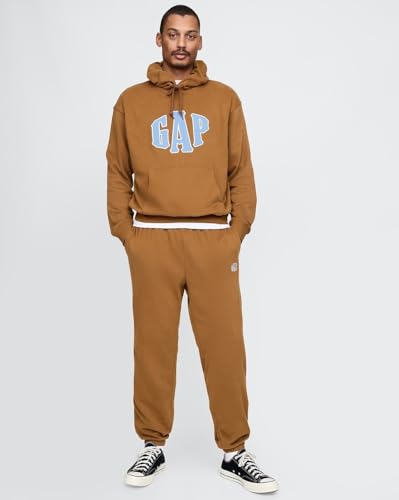 Image of Gap Men Regular Fit Unbrushed Track Pants