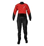 Traje seco de látex para mujer, impermeable, para surf, rafting, buceo, deportes, 3 capas, traje seco