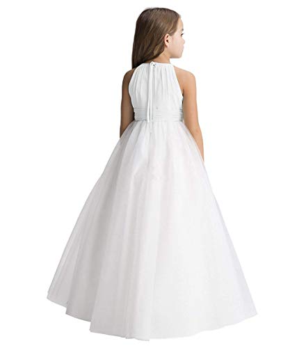 Abaowedding Flower Girls Tulle Chiffon Dresses Kids Wedding Party Pageant Ball Gowns2