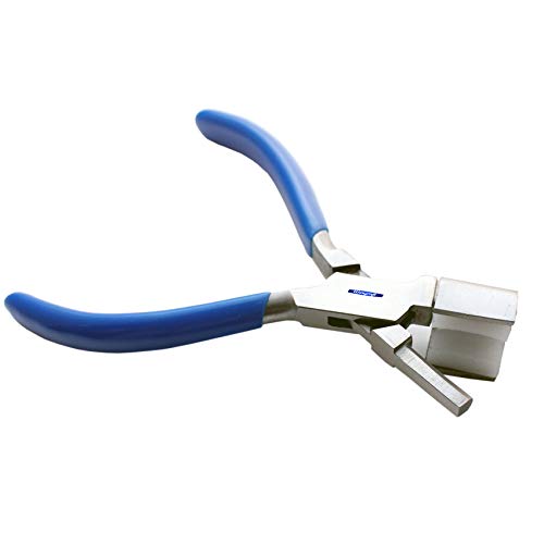Nylon Jaw Pliers Ring Bending Forming Plier with V-Shape Block Shaping Bending