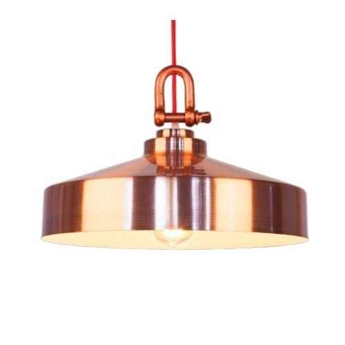 Lustre suspendu E27 rose en fer pour éclairer efficacement un îlot de cuisine
