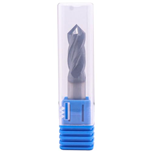Image of 4 Flute 90 Solid Carbide Drill Mill Set(2Pcs, 3 /8 inch), AlTiN Coated | 90 Included Angle, 3 /8 inch Cutting Dia, 3 /8 inch Shank, 1 inch LOC, 2-1 /2 inch OAL For Milling Alloy Steel, Carbon Steel, Iron, Copper