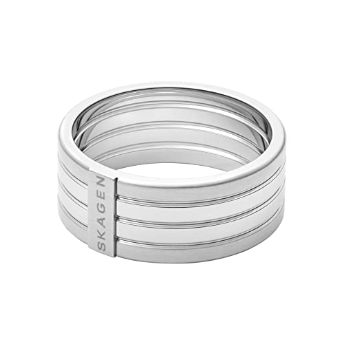 Skagen Men's Silver Signet Ring, 10