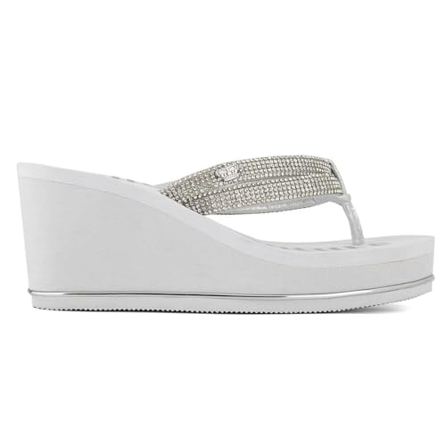 Juicy Couture Wedge Platform Flip Flop: High-Fashion, Soft Beach Sandal, Thong-Style Slide2