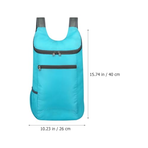 Mochila impermeable plegable para senderismo ligera Sky-blue miniatura 2