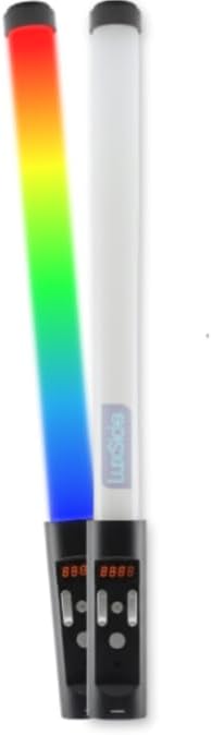 Bastão Led Rgb Colorido Profissional Recarregável Portatil Ring Light Iluminação Maquiagem Gravações Vídeo Foto Luxside P400