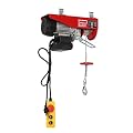 Electric Hoist 110V with Remote Control | 1763lbs Electric Winch | Single/Double Slings | Ideal for Factories, Warehouses, Construction Sites, and Mines